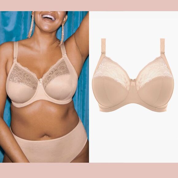 NEW $68 Elomi [ 40DD ] Morgan Full Figure Underwire Bra‎ in Sahara Nude